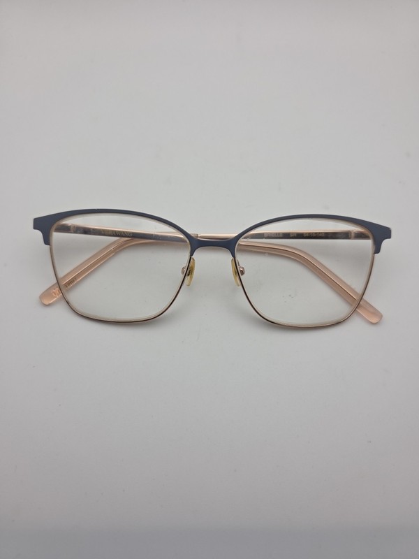 VERA WANG BRIELLE GREY ROSE GOLD EYEGLASSES FRAMES 54-15-140 gallery