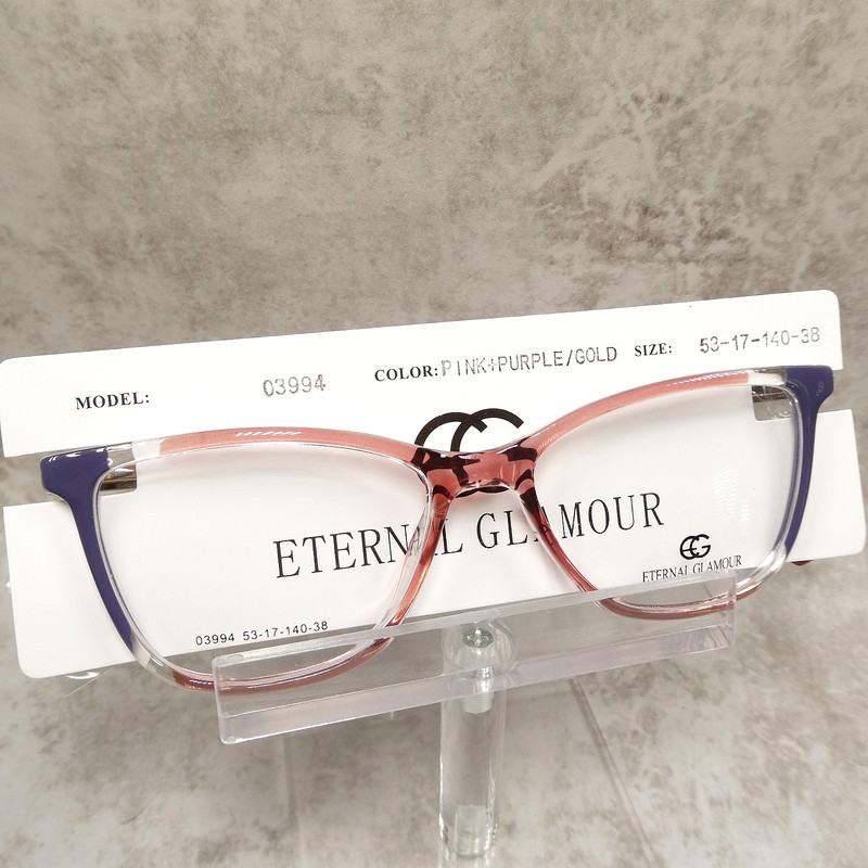 Eternal Glamour Pink Purple Gold Eyeglasses FRAMES – 03994 53-17-140 NEW!