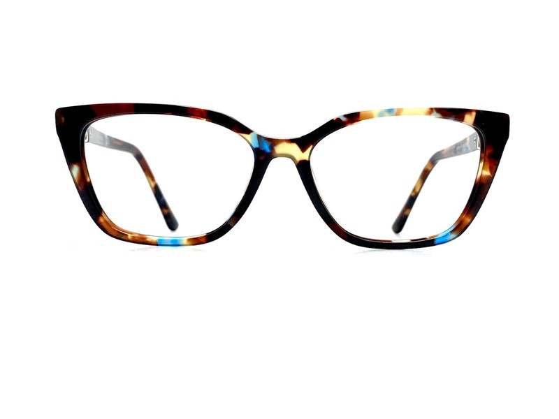 Guess Brown Blue Tortoise Cat Eye Glasses GU2941 056 53 15 140