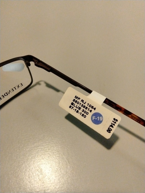 Randy Jackson RJ 1064 300 Blue Extended Fit Eyeglass Frames 57 18 150 gallery