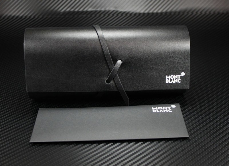 MONT BLANC MB0305O 005 Shiny Black Men's Medium 53 mm Eyeglasses gallery