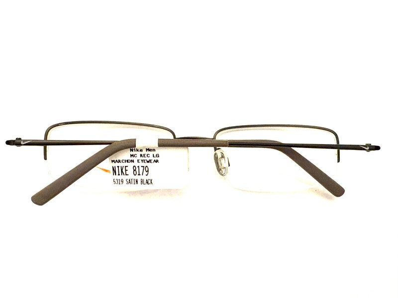 Nike Eyeglasses Frames 8179 001 Satin Matte Black 53-19-140 with Case gallery