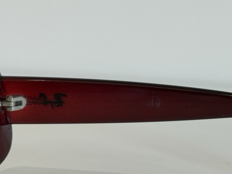 Ray Ban RB 4122 735/8G Rectangle Burgundy Red Sunglasses 3N Frame Only gallery