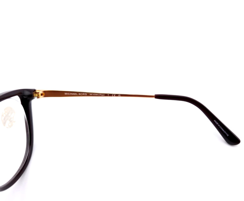 MICHAEL KORS MK4086U RIGA 3344 PURPLE GOLD UNISEX AUTHENTIC EYEGLASSES 52-17-140 gallery