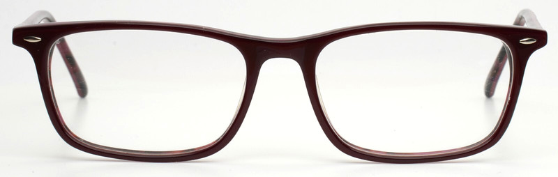 BELLAGIO 839 C02 Burgundy Womens Rectangle Full Rim Eyeglasses 50-17-135 B:32 gallery