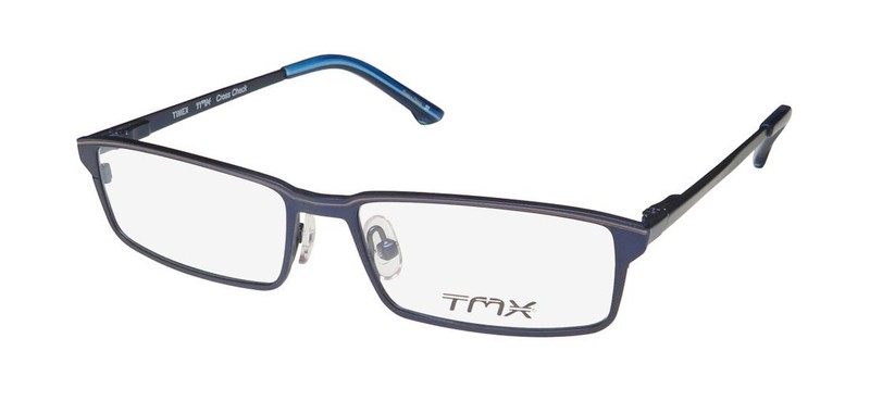 TIMEX TMX CROSS CHECK RECTANGULAR SHAPED LENSES MENS RARE EYEGLASS FRAME/EYEWEAR