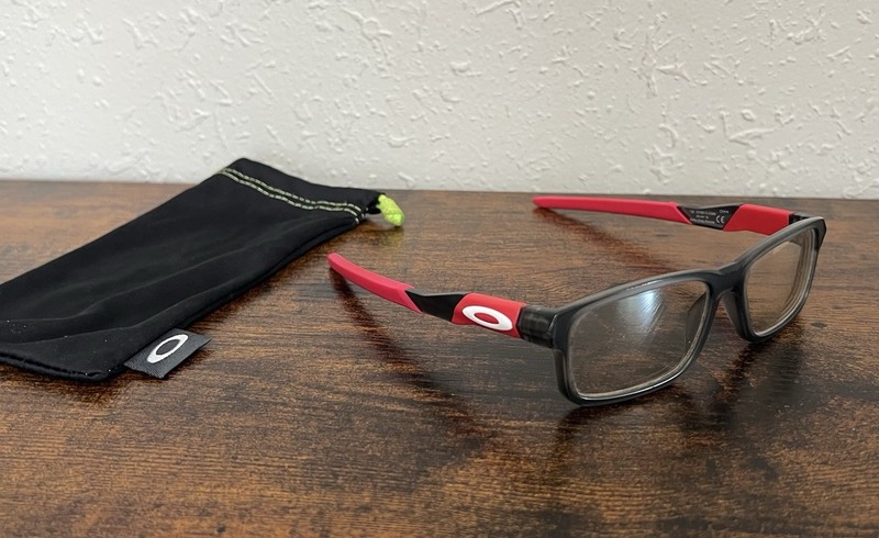 OAKLEY OY8013-0349 Youth Full Count Eyeglasses 49-14 – Gray Smoke Framed Only