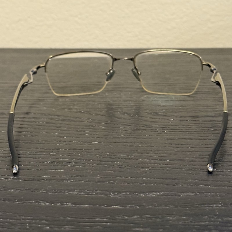 Oakley Glasses Gauge 3.2 Blade Pewter Black Half Rim OX5128-0254 Frame Only Rx gallery