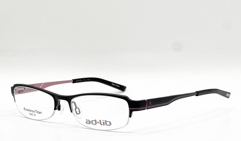 NEW AD LIB AB3206 BK BLACK AUTHENTIC EYEGLASSES 51-17
