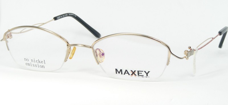 MAXEY by top look 9477 03 GOLD /ROSE-PINK EYEGLASSES GLASSES FRAME 52-19-135mm