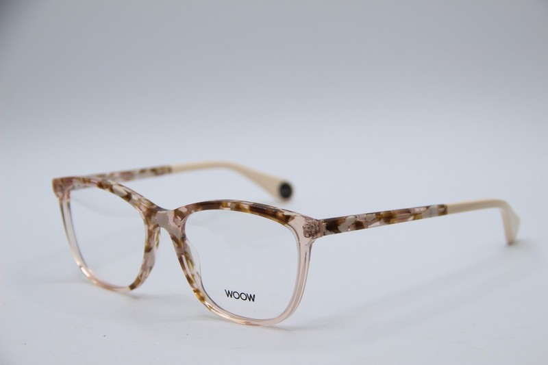 NEW WOOW THINK TWICE 3 COL 4034 BROWN TORTOISE AUTHENTIC EYEGLASSES 55-16