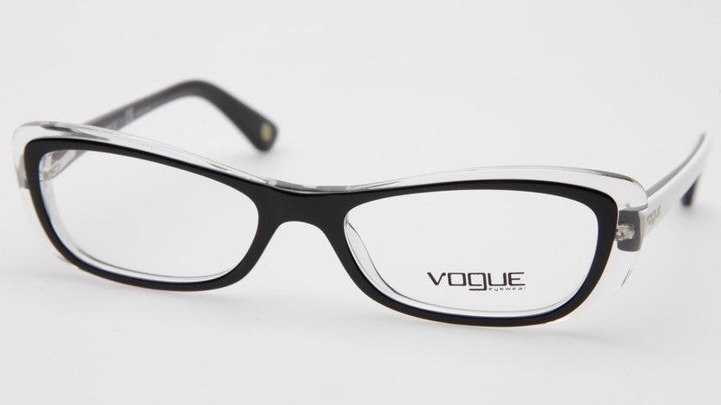 New VOGUE VO 2707 W827 Black Eyeglasses Frame 50-16-135mm B26mm