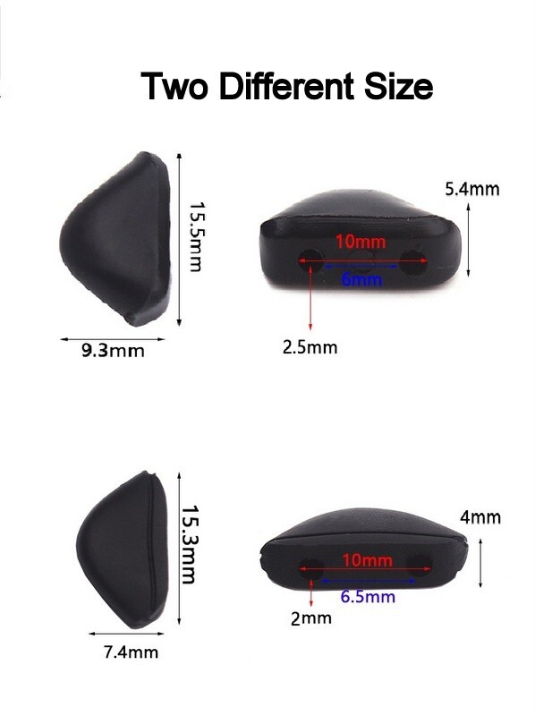 2 Pairs 4 Pcs Nose Pad Nose Pieces For Oakley Straight Jacket 2007 Not For 1999 gallery