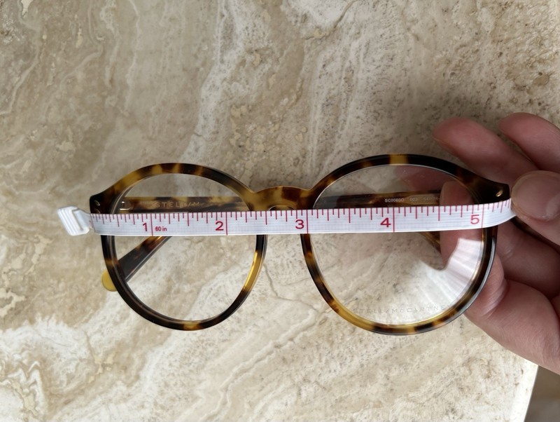 Stella McCartney Eyeglasses Round Tortoise Brown New Demo Big Oversized 5416-140 gallery