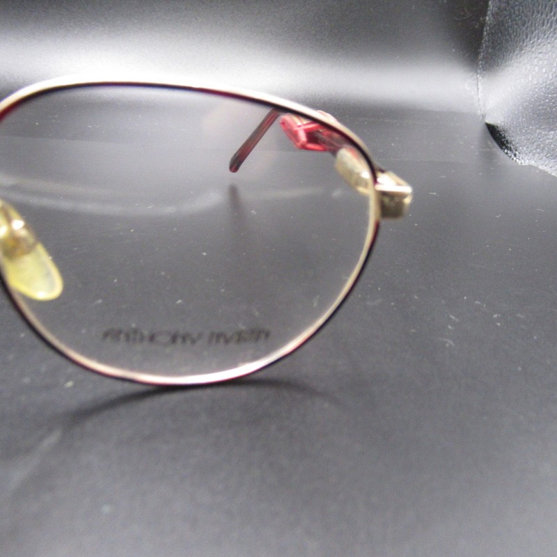 Anthony Martin Grayson 55/20 Gold Red Tortoiseshell Metal Eyeglass Frames gallery