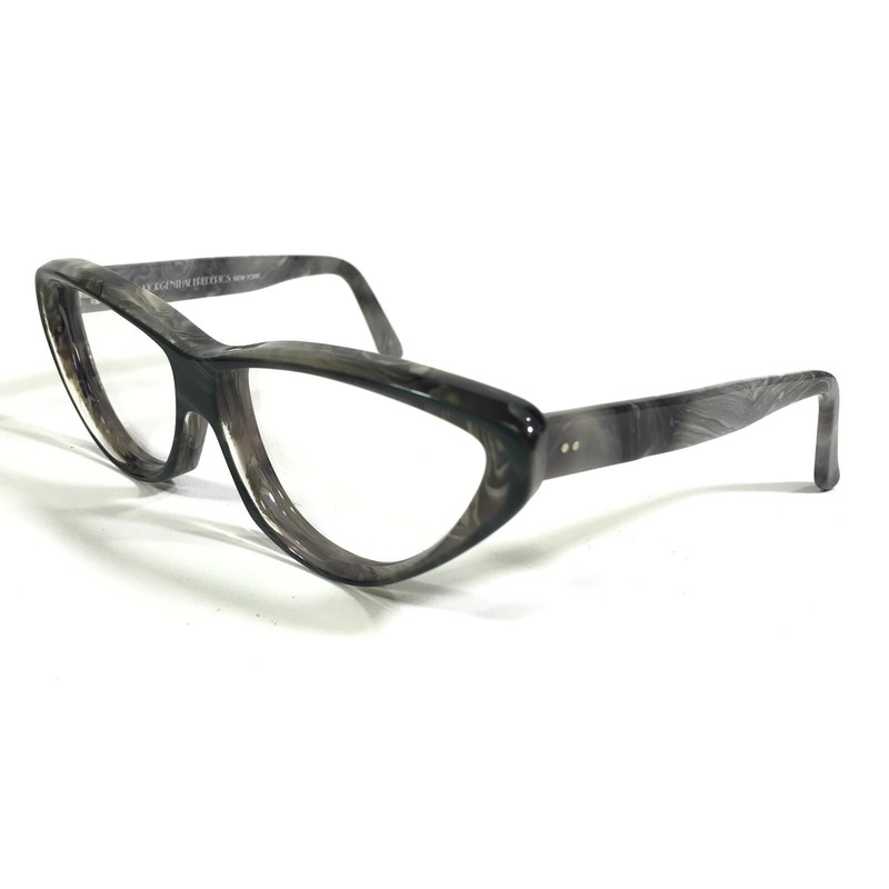 Morgenthal Frederics Eyeglasses Frames VERONA 6233 Grey Horn Cat Eye 55-15-130 gallery