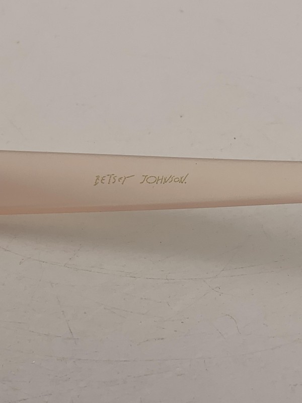 Betsey Johnson Fashion Eyeglasses MS0920 BJ2008 Pink Cat Eye Full Rim Frame gallery