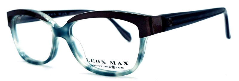 LEON MAX – 4026 250 54/14/135 – STEEL BLUE – NEW Authentic WOMENS EYEGLASSES