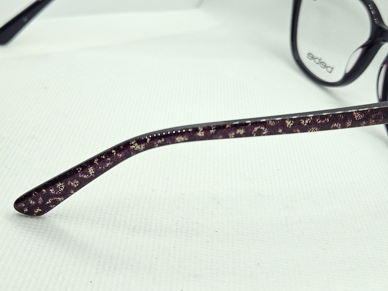 bebe BB5201 5201 500 Plum Dark Purple Women’s Eyeglasses Frame 53-16-135 gallery