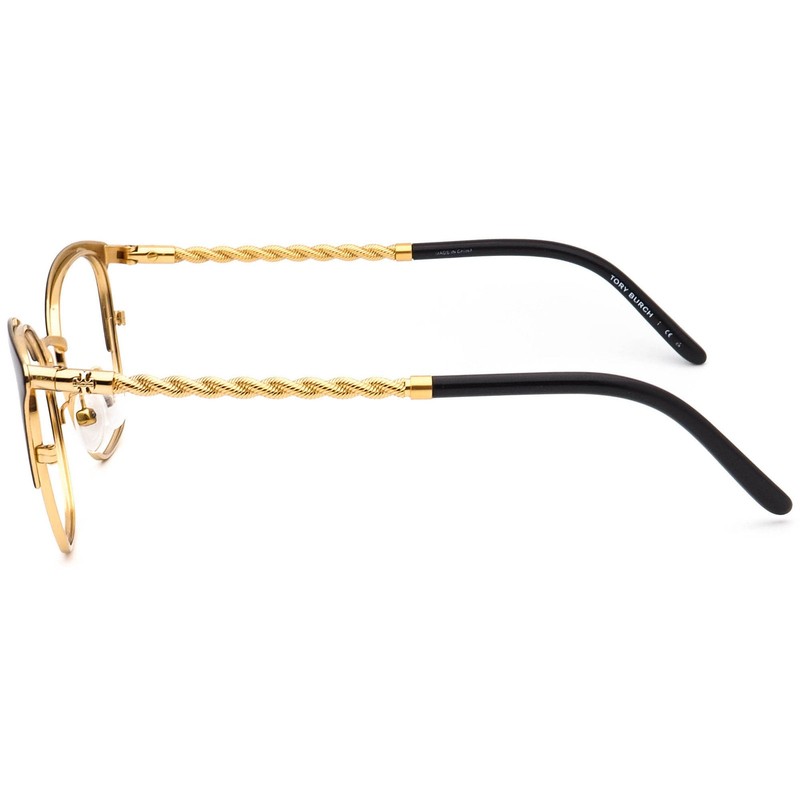Tory Burch Eyeglasses TY 1076 3339 Black/Gold Butterfly Metal Frame 51[]18 140 gallery