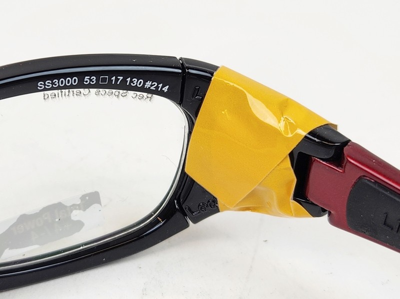 Liberty Sport SS3000 Rec Specs 53-17-130 Eyeglasses Frames Black Crimson gallery