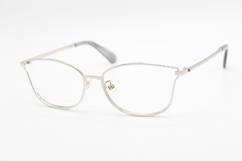 NEW KATE SPADE NEW YORK LOWRI/F KB7 SILVER GREY AUTHENTIC EYEGLASSES 52-16