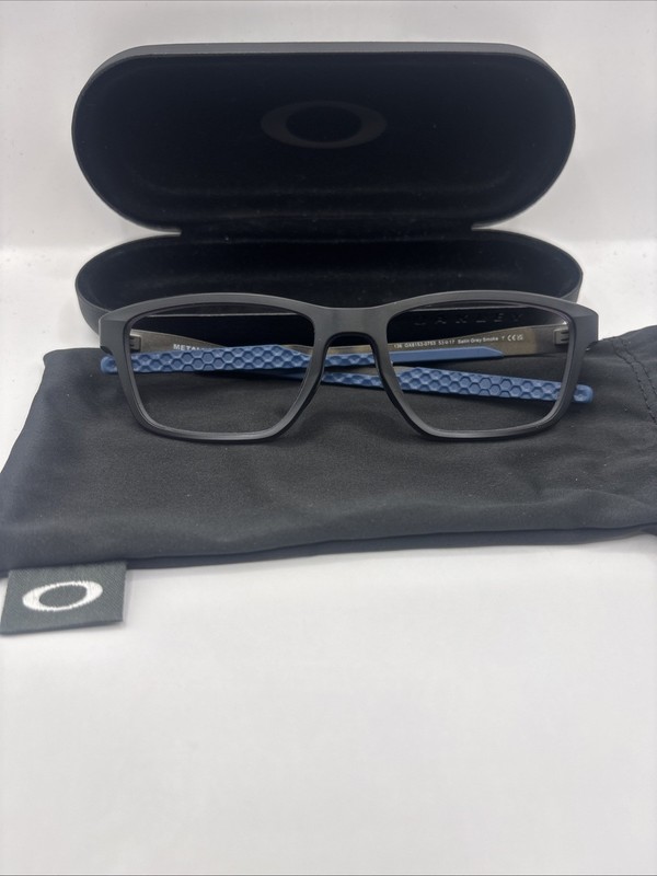 Oakley Metalink OX8153-0753 Satin Grey Smoke 53-17-136mm Eyeglasses FRAMES ONLY
