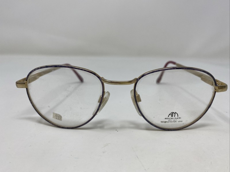 Anthony Martin JESSE 18 48-19-140 Demi Violet/Gold Eyeglasses Frame OS09