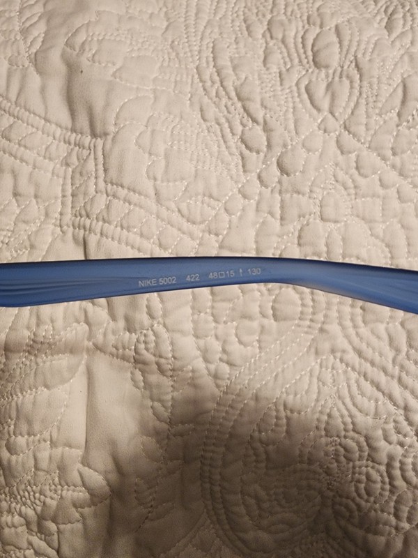 Nike Small Eyeglasses 5002SC C.400 Matte Navy Blue Square Frame 48[]15 130 gallery