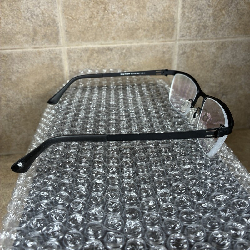William Morris London WM 4123 Black Eyeglass Frames 55-17 135mm FOR FRAMES Only gallery