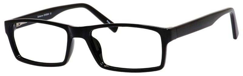 Men’s Eyeglasses Frame Enhance EN3904 Glasses Frame Size 54-17-145 Black