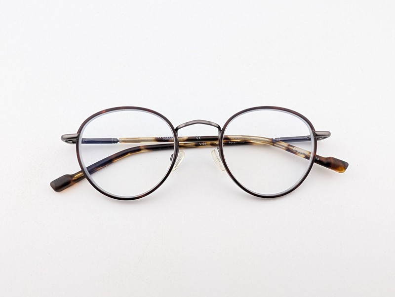 Scott Harris Vintage Europa Eyeglasses, Frames Only, V-61 C3, 46-21-140, Brown