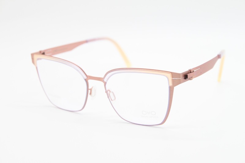 NEW OVVO OPTICS 6010 C 2036C ROSE GOLD CREPE AUTHENTIC EYEGLASSES 51-18