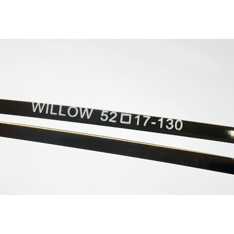 St Moritz Cyber 820 Willow Eyeglasses Green Metal Rectangular Frame 52-17-130 gallery