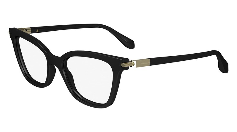 New FERRAGAMO SF-2991 001 Black Eyeglasses 51/17/140