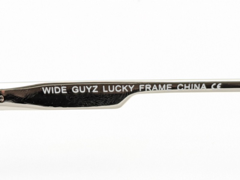 Wide Guyz Lucky Rectangle Black Mens Eyeglasses 60mm gallery