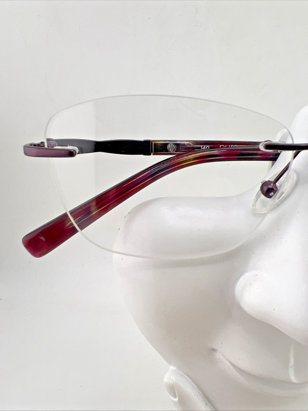 Pure with Airlock Tula 203 Designer Eyeglasses Plum 505 52-18-140 gallery