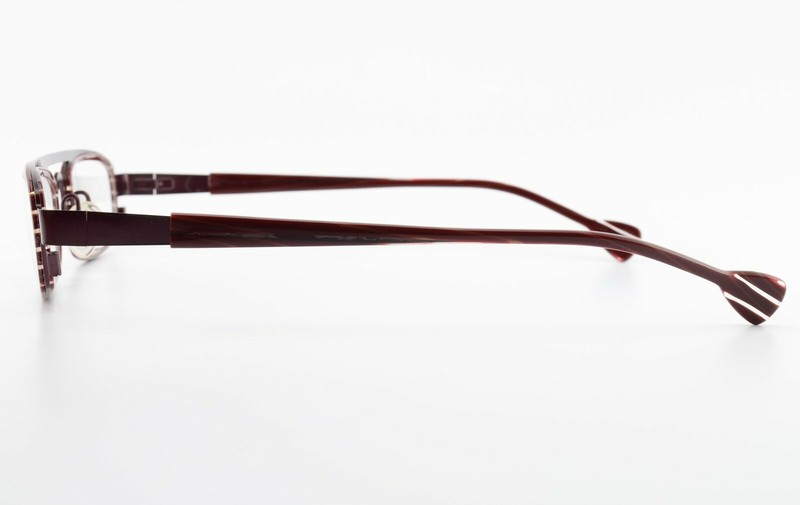 THEO BELGIUM Glasses Frame Reading Albert 177 Steel Acetate Victoria Red Shine gallery