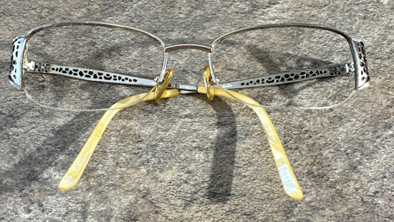 Splendor SP 009 YG Yellow Gold Half Rim Women’s Eyeglasses Frames 53-17-135mm G7