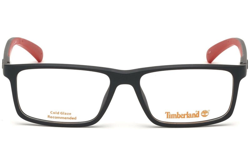 Timberland TB1636 002 Matte Black Plastic Optical Eyeglasses Frame 55-16-145