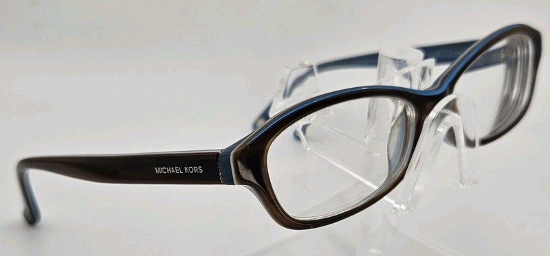 Michael Kors Womens Eyeglasses 52-16-135 Brown Blue 235 Frames Only MK Women E6