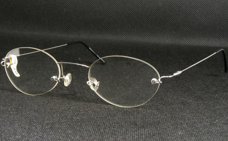 Vintage METZLER 1384 004 Silver UNIQUE RARE EYEGLASSES GLASSES 47-20-140 Germany