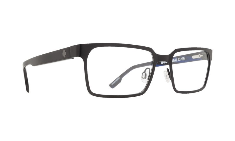 Authentic SPY+ Malone Matte Black/Blue Eyeglasses (573351456000) – 53 mm (8-14)