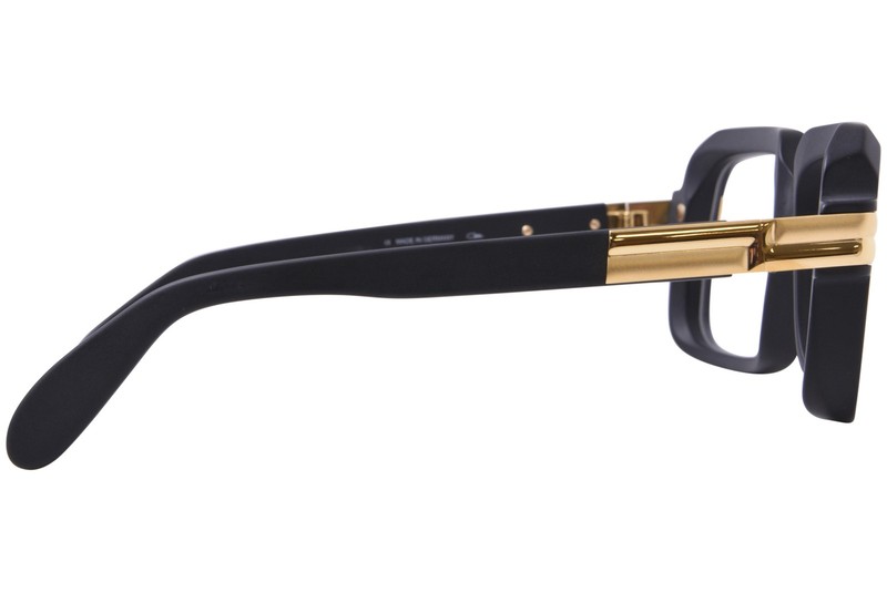 Cazal Legends Eyeglasses 607 011 Matte Black/Gold Full Rim Optical Frame 56mm gallery
