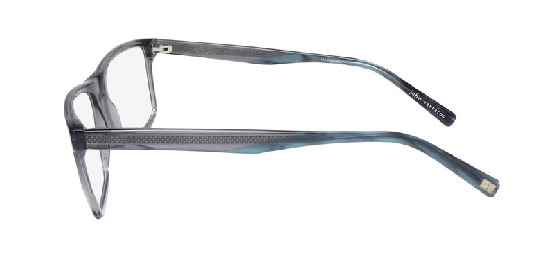 NEW JOHN VARVATOS V374 EYEGLASSES GRAY 55-17-145 SQUARE MENS JAPAN SMOKE PLASTIC gallery