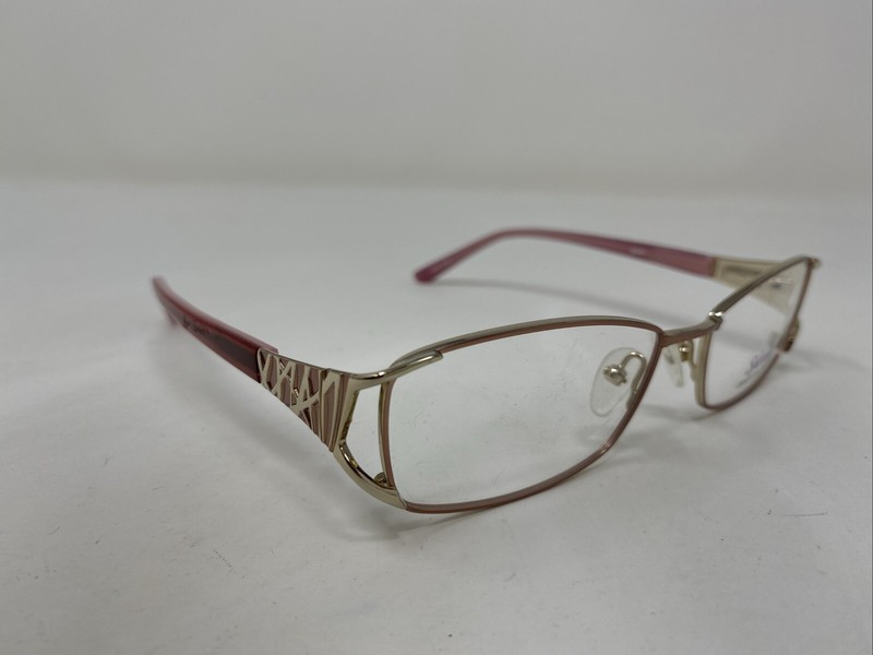 Splendor SP 814 PK 53-16-135 Pink/Gold Metal Full Rim Eyeglasses Frame FW56 gallery