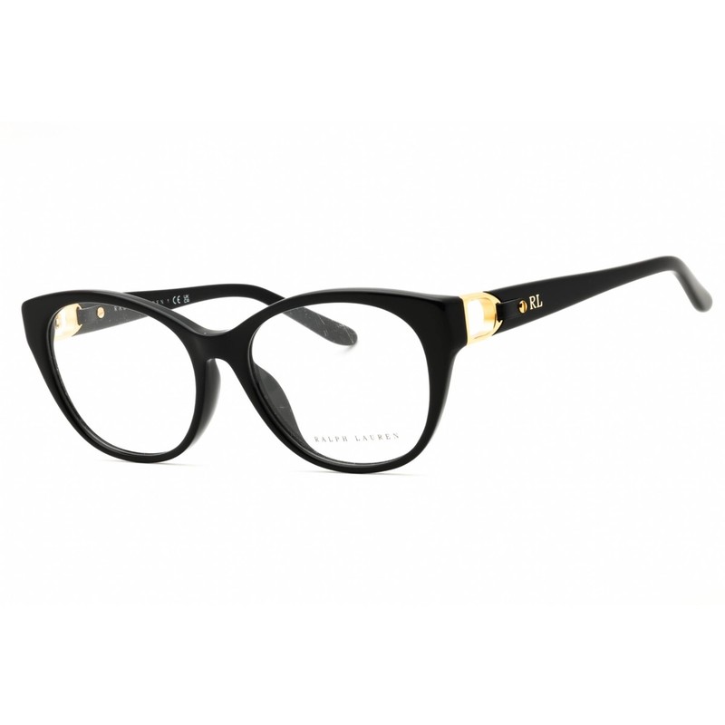 Ralph Lauren Women’s Eyeglasses Black Plastic Cat Eye Full Rim 0RL6235QU 5001