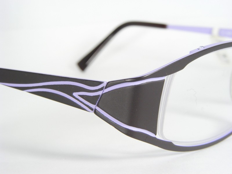Opdo 7430-2 MATT DARK TAUPE / LAVENDER EYEGLASSES GLASSES FRAME 48-19-133mm gallery