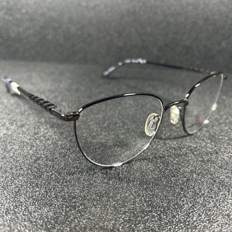 NEW Hard Candy Women’s Eyeglasses HC257 Sailor Navy Metallic Blue 52-19-138 $88
