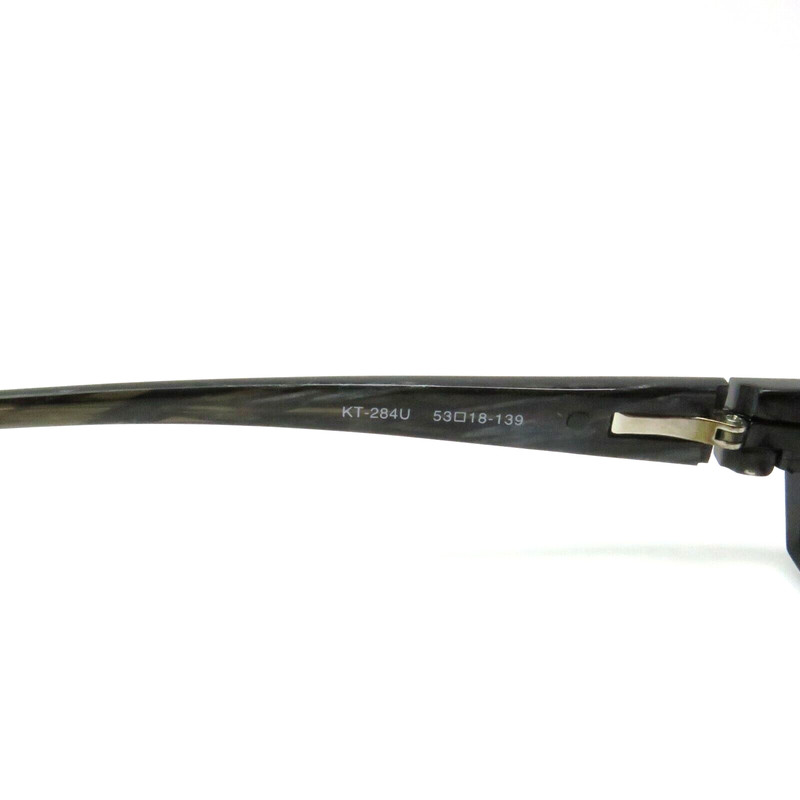 KIO YAMATO EYEGLASSES FRAME KT-284U 53-18-139 dark coffee color blk gallery